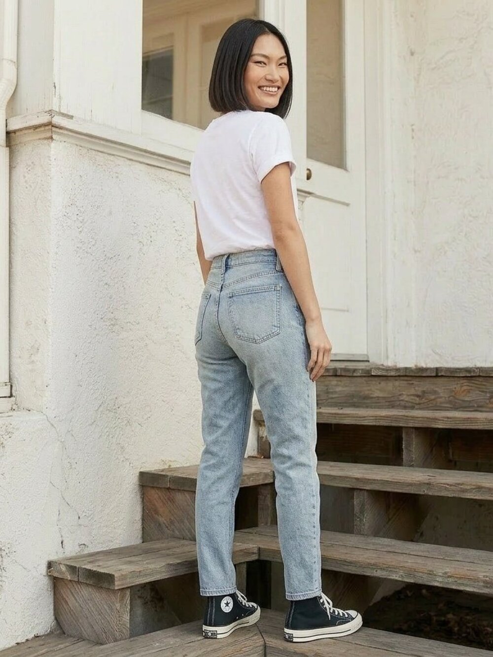 Boyish The Billy High Rise Skinny Jean 27 Barefoot in the Park Vintage Wash - Picture 5 of 14